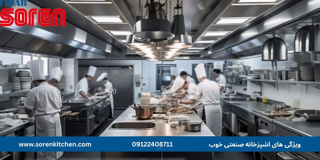 ویژگی های یک آشپزخانه صنعتی خوب