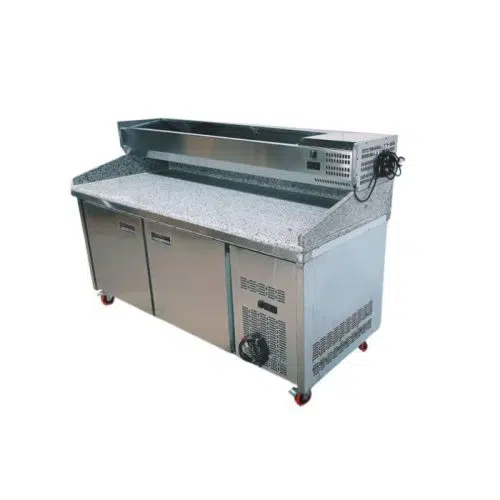 یخچال و تاپینگ رویه سنگ 190 سانتی